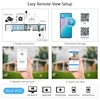 1080P Home Security-Kamerasystem 4CH DVR + 4Pcs 2MP HD Wasserdichte Außenüberwachungskamera mit Nachtsichtunterstützung Bewegungserkennung DVR-Kit für Fernzugriffsüberwachung Keine Festplatte