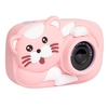 1080P Kinderkamera Mini Cartoon Digitale Kinderkamera 2, 4-Zoll-IPS-Bildschirm Fotoaufnahme Videoaufnahme 2600W Pixel Kinderspielzeugkamera mit Silikonschutzhülle