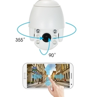 1080P PTZ WiFi-Überwachungskamera für den Außenbereich PTZ (5facher optischer Zoom) Wireless IP-Kamera