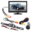 1080P-Rückfahrkamera mit 5-Zoll-Monitor Nummernschild-Rückfahrkamera