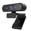 1080P USB Webcam Autofokus Webkamera mit Sichtschutz Integriertes Rauschunterdrückungsmikrofon für Laptop Desktop Schwarz