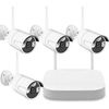 1080P Wireless-Überwachungskamerasystem,  4-Kanal-NVR-WLAN-Überwachungssystem mit 4 Stück Outdoor-IP-Kameras,  Unterstützung für Nachtsicht,  IP66 wetterfest,  Tuya APP-Fernzugriff und intelligente Bewegungswarnungen,  keine Festplatte