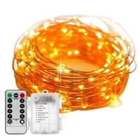 10M / 32, 8ft 100 LEDs Lichterketten Kupferdrahtlampe Weihnachtslichterkette