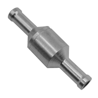 10mm Inline Einweg-Rückschlagventil Kraftstoff Wasser Gas Luft Vakuum Aluminiumventil
