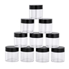 10Pcs 10g Plastik leere Nagel-Aufkleber-Glas-Nagel-Kunst-Korn-Schmucksache-Aufbewahrungsbehälter-Nagel-Rhinestone-Behälter-transparenter Fall