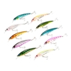 10pcs 11cm / 13.5g Minnow Suspending Fischen-Köder-Köder des harten Köder-Bass Artificial Crankbait Rotbarsch Lure Swimbait Angeln