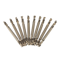 10pcs 1/8 "HSS-Co Bohrer Double Ended Cobalt M35 Bohrer Set