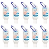 10PCS 55ml Tragbares Händedesinfektionsmittel mit Ring 99% wirksame B-Acteria-Eliminierung Dauerhafte B-Acteriastase schützt und schützt Ethanol 70-75%