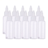 10pcs 65ml Airbrush Paint Aufbewahrungsflasche Gläser Plastik Squeeze Flasche mit Scale Line für Airbrush Art & Craft Paint Liquids Lotion
