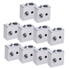 10pcs Aluminium Heizblock All-Metall 20 * 20 * 10mm für MK7 MK8 Extruder RepRap Prusa i3 DIY 3D Drucker Hot End