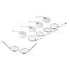 10pcs Dental Mundspiegel 4 Reflektor Odontoscope Zahnarzt Ausrüstung Edelstahl Dental Mundspiegel