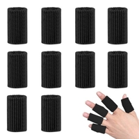 10pcs Finger Sleeves Brace Finger Support Atmungsaktive Elastische Fingerschutz zur Linderung von Schmerzen Sport Basketball Badminton