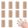 10pcs Finger Sleeves Brace Finger Support Atmungsaktive Elastische Fingerschutz zur Linderung von Schmerzen Sport Basketball Badminton