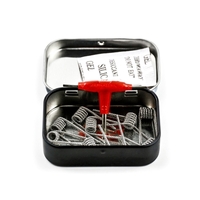 10pcs Gewalt dreifach verdrehte Clapton-Spule 0, 35 Ohm für E-Zigarettengrau