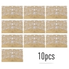 10pcs Liebes-Muster-Perlen-Papierblumeneinladungs-Karten-Einladungs-Halter