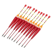 10pcs Mehrzweck Licht Floaters Angelausrüstung Angeln Floats Set Buoyant Bissanzeiger Float Buoy