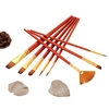 10pcs Paint Brushes Set Kit Artist Paintbrush Mehrere Medien Pinsel mit Nylonhaar für Künstler Acryl Aquarell Aquarell Gouache Ölgemälde für große Kunst Zeichenzubehör