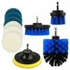 10Pcs Scrub Drill Brush Mehrzweck-Kit Power Drill Reinigungszubehör Allzweck-Tiefenreinigung