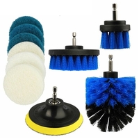 10Pcs Scrub Drill Brush Mehrzweck-Kit Power Drill Reinigungszubehör Allzweck-Tiefenreinigung