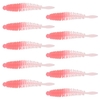 10pcs Soft Worm Fishing Lures Lifelike Fishing Baits Freshwater Bass Fishing Lures Artificial Fish Tackle