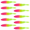 10pcs Soft Worm Fishing Lures Lifelike Fishing Baits Freshwater Bass Fishing Lures Artificial Fish Tackle