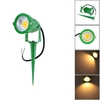10W 85-265V AC IP65 grün Aluminium Rasen LED Spot Licht Lampe High-Power RGB Warm/Natur weiß Teich Garten Pfad CE RoHs