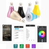 10W E26/E27 Smart BT RGBW LED Lampe Licht BT Lautsprecher dimmbar Farbe ändern Musik Lampe Helligkeit/Volumen einstellbar für iPhone 6 s/Plus Samsung Galaxy Smartphone App Control mehrfarbiger Hauptverwendungszweck innen verwenden gelb Shell