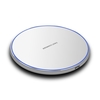 10W Intelligentes QI-Wireless-Ladegerät Metall Einfaches kreisförmiges Tischtelefon Schnellladegerät