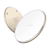 10W Kabelloses Ladegerät für iOS/Android-Telefone Schnellladepad Multi-Schutz 3~8mm Reichweite durch das Gehäuse aufladen,  Schwarz