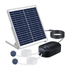 10W Solar-Sauerstoffpumpe mit Rohr-Luft-Steinhalterung Aquarium-Oxygenator