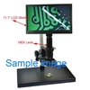 10X-120X 180X 300X Zoom C-Mount Objektiv 0, 7X bis 4, 5X Vergrößerung 25 mm Schnittstellendurchmesser für industrielle CCD CMOS-Videomikroskopkameras