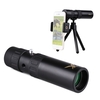 10X-300X Mini-Monokular-Teleskop BAK4 Prisms Life Wasserdicht mit Telefonhalter Mini-Stativ-Tragetasche zum Beobachten von Landschaften mit Wildtierkonzerten