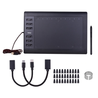 10x6 Zoll Professional Graphics Drawing Tablet 12 Express-Tasten