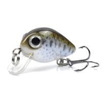 1, 1 in / 0, 06 oz Sinkende Angelköder Harte Körperköder mit Drillingshaken Life-Like Swimbait Angelköder 3D-Augen Künstliche Köder Crankbait Angelgerät