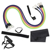 11 PCS Resistance Tube Bands Türanker Knöchelriemen Gepolsterte Griffe mit Tragetaschen für Home Fintess Exercise Workout Gym Travel