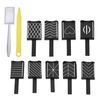 11 Stücke / Satz 3D Magnet-Stock-magnetischer Katzen-Augen-Feder-Zeichnungs-vertikaler Stock für Nagel-Gel-polnische magische Nagel-Werkzeuge