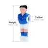 11 Stücke Tischfußball Maschine Puppe 15, 8mm Kaliber Tisch Spiele Fußball Mini Puppe Athlet Foosball Player Teil
