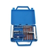 11 STÜCKE Tragbare Heavy Duty Tubeless Reifen Autoreifen-Reparatur-Werkzeug-Set Motorradreifen-Reparatur Vakuum-Reifen Schnellanleitung Reparatur-Werkzeug-Set mit 5 Gummistreifen mit Aufbewahrungsbox