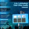110 ~ 120 V Multifunktionaler Wasserqualitätsmonitor 3-in-1-PH / Salzgehalt / TEMP-Messgerät Wiederaufladbarer Wasserqualitätsprüfer Detektor PH & Salzgehaltmonitor 0 ~ 14 pH 0-199, 9 ppm Salzgehalt -50 ~ 70 ℃ 10% ~ 99% relative Luftfeuchtigkeit 