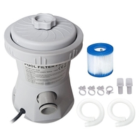 110V-240V Elektrische Poolfilterpumpe Poolpumpe und Filterkit für oberirdische Pools Wasserumwälzendes Reinigungswerkzeug