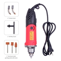 110V 240W Rotationswerkzeug-Kit Multifunktions-Elektro-Rotationsbohrschleifer mit variabler Geschwindigkeit Polierwerkzeugsatz 6