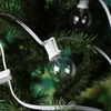110V 25FT weißglühende Licht String Strip 25 Zwiebeln 125W Weihnachten Weihnachtsschmuck Hochzeit Warm Weiß / schwarz / weiß-Draht