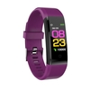 115 plus Smart Armband 0, 96 Zoll TFT Bildschirm 90mAh Herzfrequenz Blutdrucküberwachung Kalorien Fitness IP67 Wasserdicht BT Alarm Sport Armbanduhr für Android / iOS