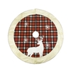 117CM Weihnachtsbaum Rock Hirsch Muster Xmas Tree Mat