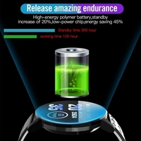 119plus 1.3in Intelligente Uhren Herzfrequenz-Überwachungsuhr Sportuhren Armband Wasserdichte Smartwatch