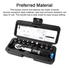 11PCS 1/4 Zoll 2-20Nm Preset Drehmoment Wrench Ärmeln Set Quick Release Mini Tragbare Einstellbare Drehmoment Wrench haushalt Fahrrad Auto Auto Reparaturen mit Lagerung Box