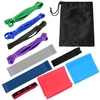 11pcs Fintess Resistance Bands Set Workout Übungsschleifenbänder Yoga Stretch Strap mit Tragetasche für Home Gym Travel Pilates Yoga Physiotherapie