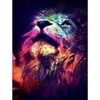 12 * 16 Zoll / 30 * 40cm DIY volle 5D Diamant Malerei Kit Farbe Lion Harz Strass Mosaik Stickerei Kreuzstich Handwerk Home Wall Decor