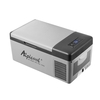 12 / 24V 15L Autokühlschrank Gefrierschrank Kühlbox Kühler Autokühlschrank Kompressor BT Connected App Control / 3 Stufen Spannungseinstellbar / LED-Digitalanzeige für Outdoor-Aktivitäten Picknick Camping