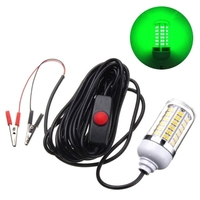 12-24V 5W 108LEDs Unterwasserfischerei Light Lure Bait Tauchfisch-Finderlampe IP68 mit 5 m Kabel